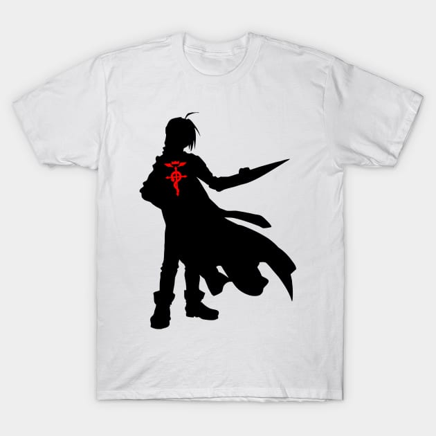 Edward Elric FullMetal Alchemist T-Shirt by SirTeealot